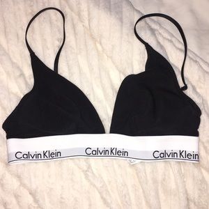 Black Calvin Klein Bra